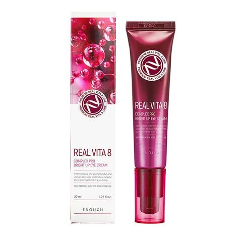 Enough Premium Real Vita 8 Complex Pro Bright Up Eye Cream крем вокруг глаз с витаминами для сияния кожи