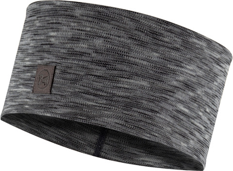 Картинка повязка Buff Headband Midweight Wool Multistripes Fog Grey - 1