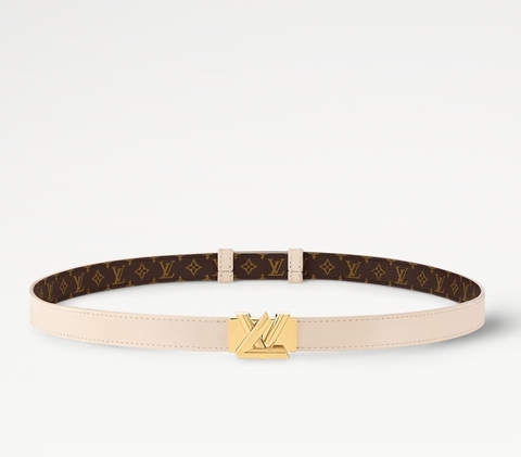 Ремень Louis Vuitton GO-14 кремовый