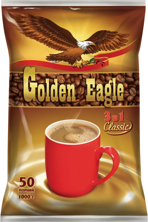 Golden Eagle. Classic 3 в 1 мягкая упаковка, 50 пак. 1кг