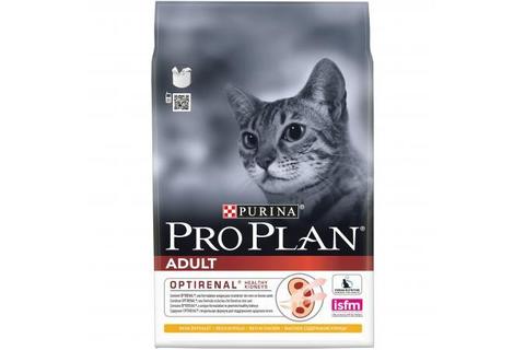 Сухой корм для взрослых кошек Purina Pro Plan Adult, курица, 3 кг