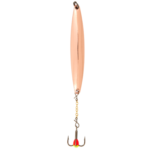 Блесна вертикальная зимняя LUCKY JOHN Nail Blade (цепочка, тройник), 65 мм, C