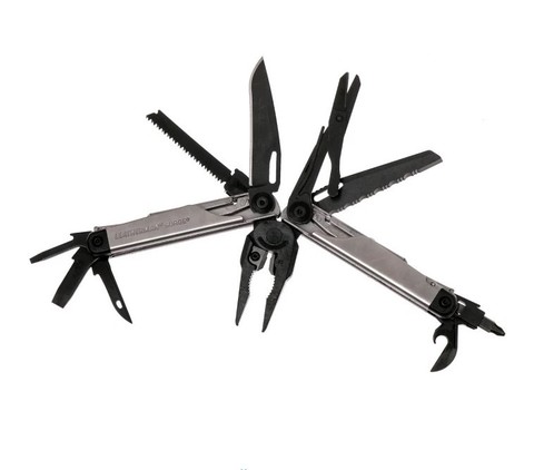 Мультитул Leatherman Surge Black & Silver, нейлоновый чехол, 21 функция (832462) чёрно-серебристый | Multitool-Leatherman.Ru