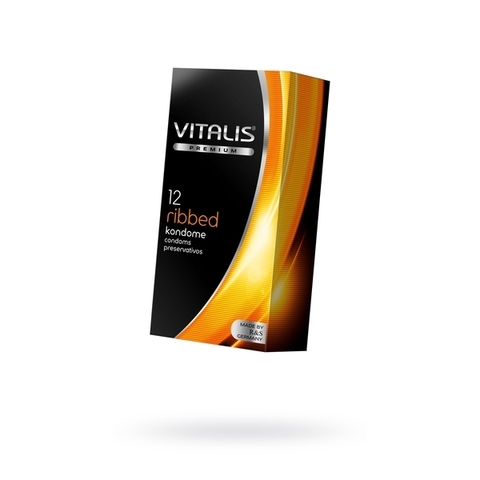 Презервативы VITALIS premium №12 Ribbed