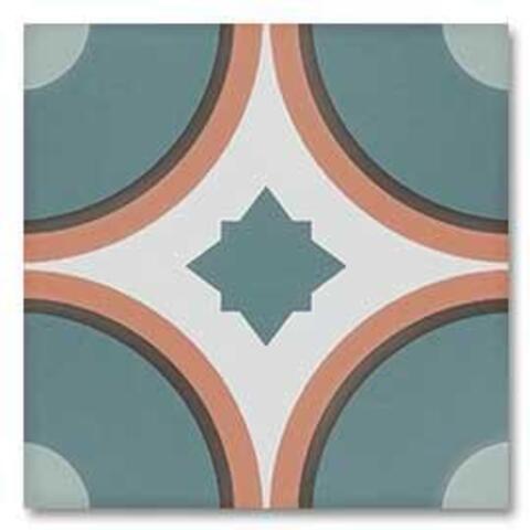 DNA Tiles Sync Circle Blue 15x15