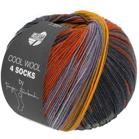 Lana Grossa Cool Wool Print 4 Socks 7794