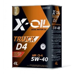 X-OIL Truck D4 5W40 CI -4 1л. синт.