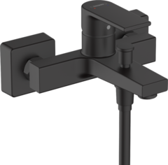 Смеситель для ванны, черный Hansgrohe Vernis Shape 71450670