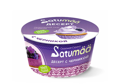 Творожный сыр "Десерт с черникой", 140г
