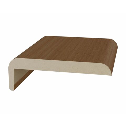 Перекладина наличника телескопическая 75х6х2050мм экошпон Орех