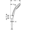 Душевой набор 5 режимов Hansgrohe Croma 100 27594000