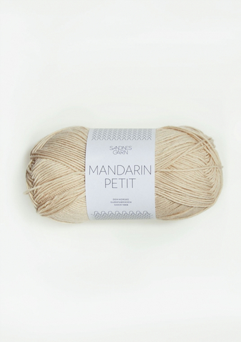 Пряжа Sandnes Garn Mandarin Petit 3011 белый миндаль