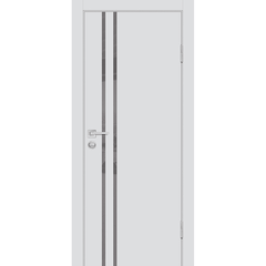 Купить Межкомнатная дверь экошпон Profilo Porte P-11 агат кромка ABS остеклённая