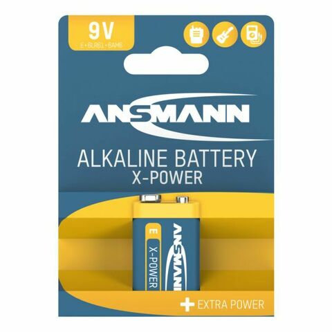 Батарейка X-POWER Крона Е/ANSMANN 9V - 1 шт