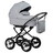 Детская коляска Indigo Barbara Eco Classic 2 в 1 Be04 св.серая кожа