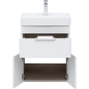 Aquanet Ирис New 312421 Тумба с раковиной, цвет: белый