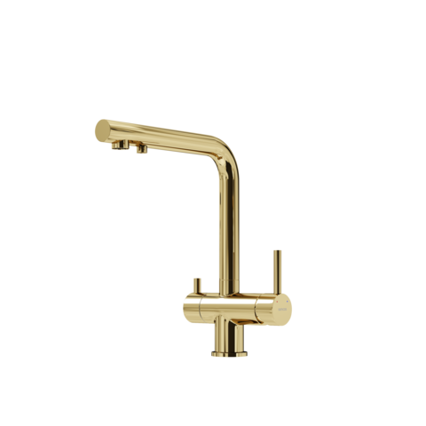 Sancos Foster SC4014ZG Смеситель для кухни с краном для фильтрованной воды, цвет: полированное золото
