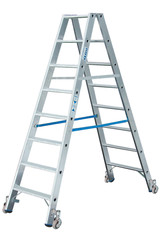 Двухсторонняя стремянка STABILO с роликами 2х8 ступ. (124869)