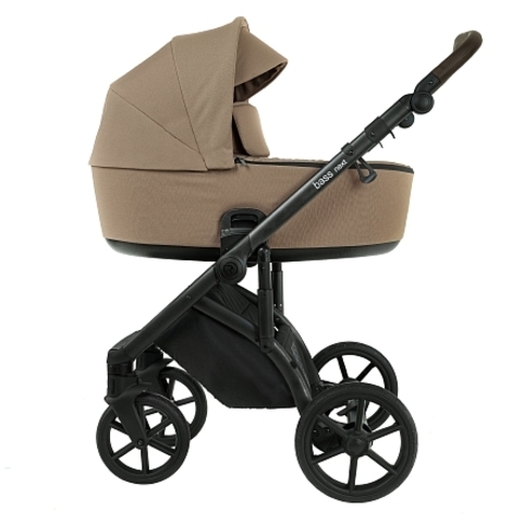 ROAN Коляска 2 в 1 Bass Next короб + прогулка Mocha Mousse/Black