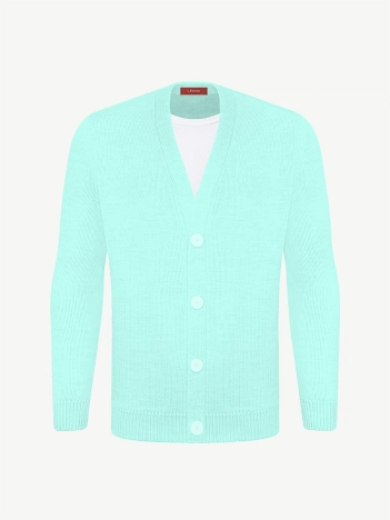 Кардиган с пуговицами из экохлопка