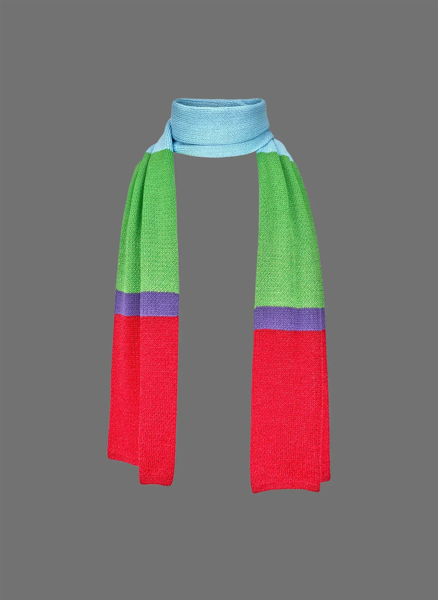 Шарф «Цветной полосатик»