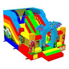 Коммерческий надувной батут "Дракоша", 5*3,5*3,8 м