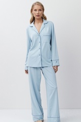 Пижама женская со штанами ARUELLE BREA | Светло-голубой