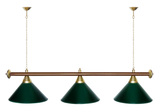 Лампа STARTBILLIARDS 3 пл. (плафоны зеленые,штанга золотая,фурнитура золото) фото №84