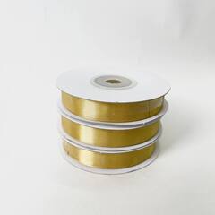 Лента Атласная (1,2см*22,85м) Золото