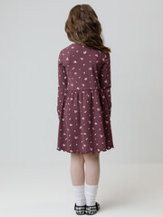 платье  для девочки  КР 5942/бордовый 1411 Н068.1 к651