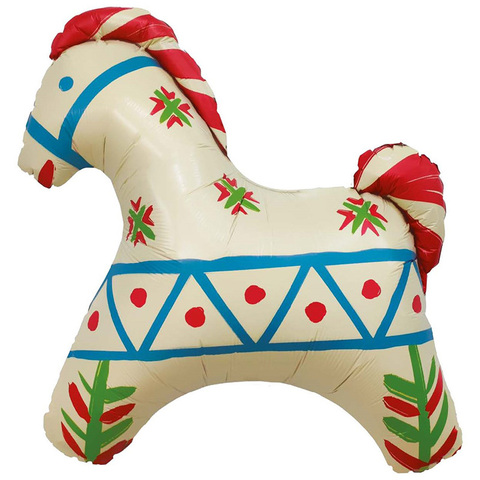 Аг Фигура, Лошадка белая Русский узор, 32