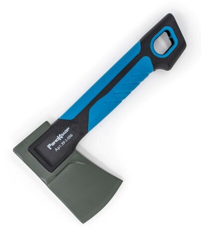 39-1-056 Топор универсальный 560 г, фиберглассовая рукоятка 225 мм, пластиковый чехол РемоКолор