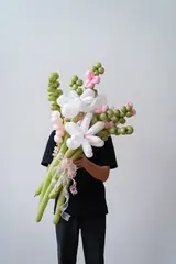 Букет из шаров Белая нежность