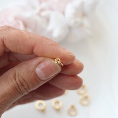 Протектор-кольцо 7 мм, позолота, набор 10 шт, КТ032