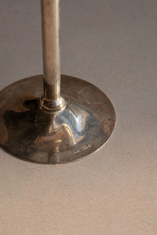 Винтаж Креманка с золотым отливом