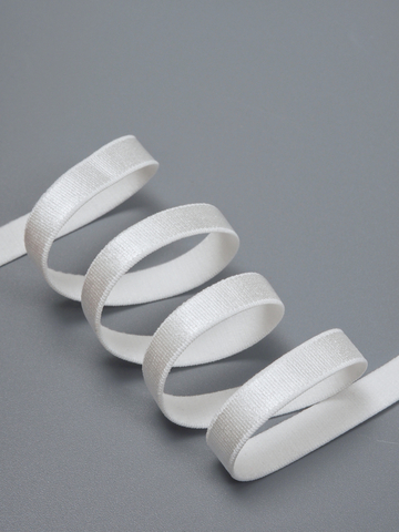 Резинка бретелечная глянцевая цвет теплый белый ширина 10 мм