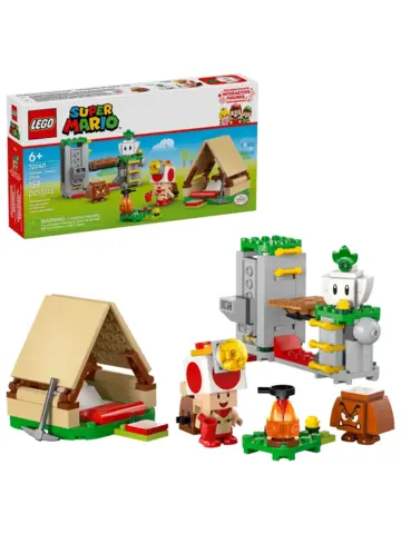 Конструктор Super Mario 72040 Лагерь Капитана Жаба