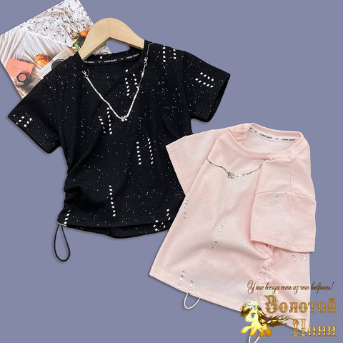 Футболка девочке (4-8) 260313-DR4030