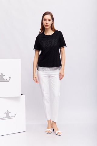 Oui Футболка двухслойная с сеткой