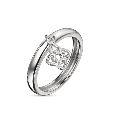 Кольцо Миниатюры Классик Родий 17