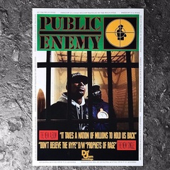 Плакат Public Enemy “It Takes a Nation of Millions to Hold Us Back”