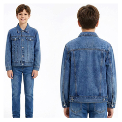 Куртка джинс/подр м (8-15) 260419-WT122