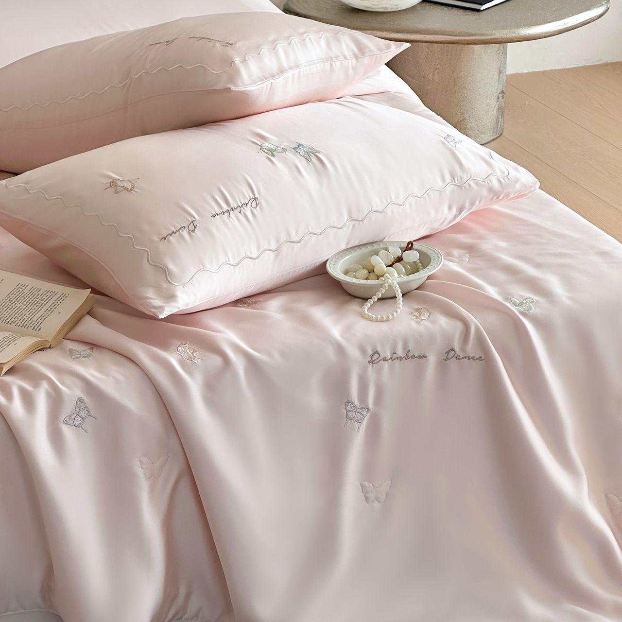 ZEPHYR HOME Двуспалка Тенсель с одеялом Розовый