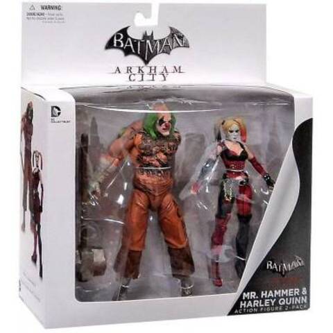 Фигурки Мистер Хаммер и Харли Квинн из игры Batman: Arkham City