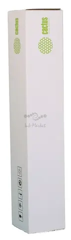 Бумага Cactus CS-LFP80-620175 A1+ 620мм-175м/80г/м2/белый CIE171% инженерная бумага втулка:76.2мм (3")
