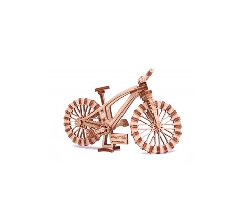 Вудик Велосипед от Wood Trick - Деревянный конструктор, сборная модель, 3D пазл