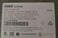 Ремонт аккумулятора NineBot KickScooter E25