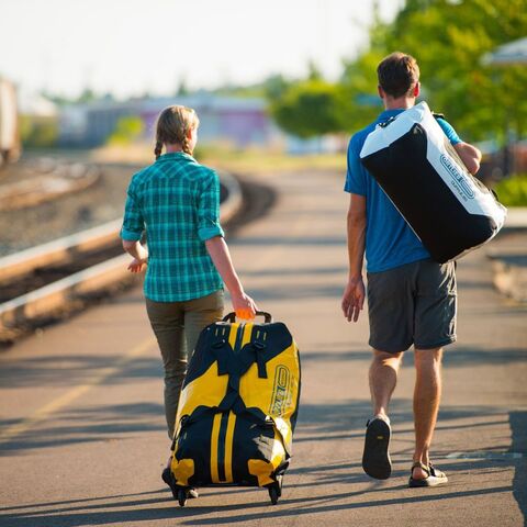 Картинка сумка на колесах Ortlieb Duffle RS110 yellow - 10