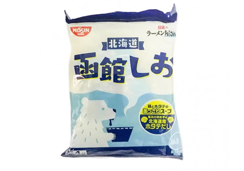 Суп-лапша Nissin Хакодате Шио с бульоном из морского гребешка, 87г