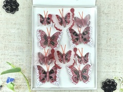 Набор бабочек на прищепке